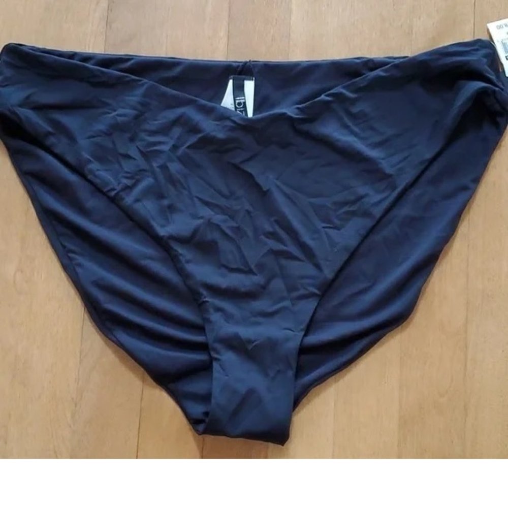 Women IBIZA Swimwear High Waisted Scoop Front Swimsuit Bottoms Size S M L 3X NWT
